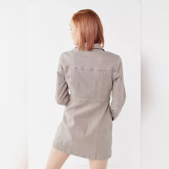 Urban Outfitters -  June Zip-Front Mini Dress Size 6 - Picture 3 of 16